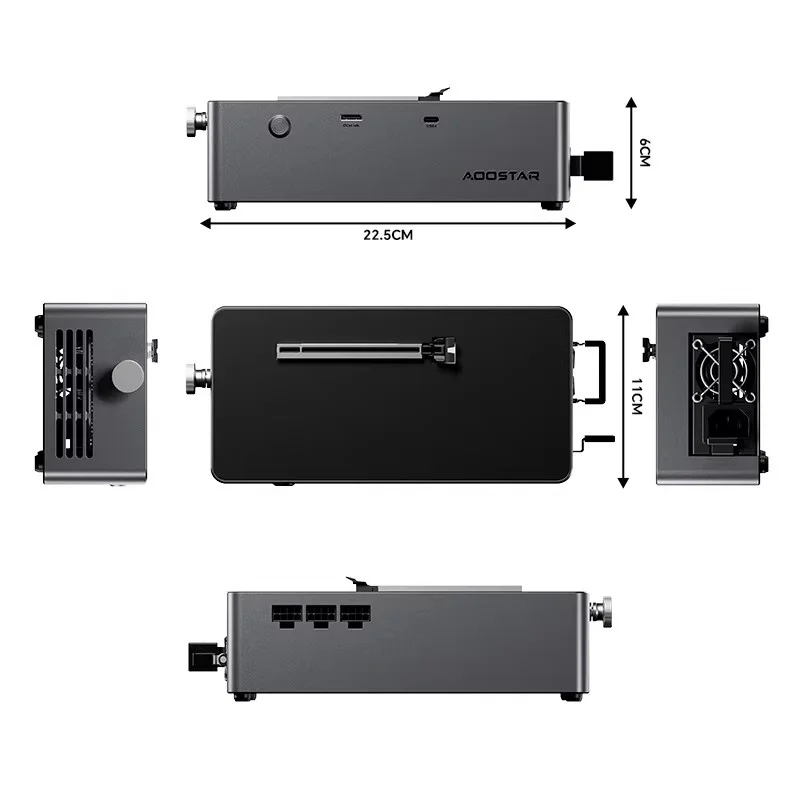 AOOSTAR AG01 AG02 EGPU Dock, O - Oculink Egpu Dock Graphics Card ulasan dan harga
